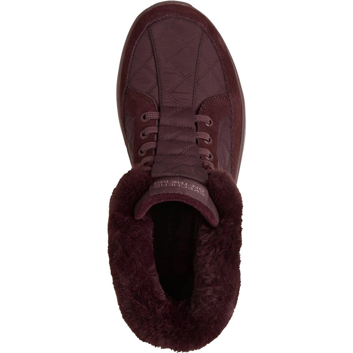 Women's Wide Fit Skechers 144841 On The Go Encore Boots in Burgundy - Image 1