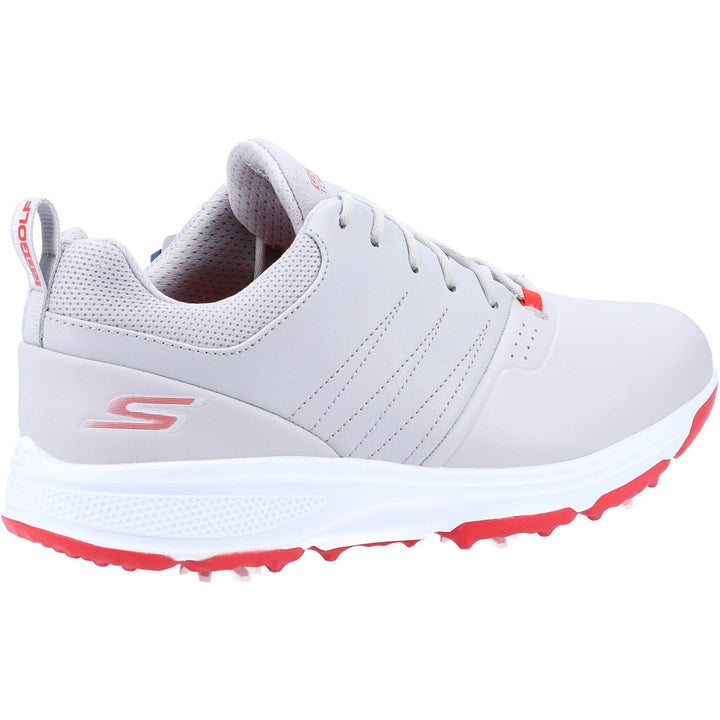 Men's Relaxed Fit Skechers 214002 Go Golf Torque Pro Sports Trainers in Grey/Red - Image 1