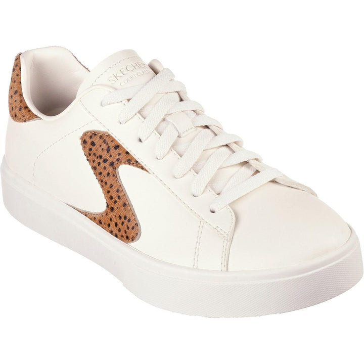 Women's Wide Fit Skechers 185003 Eden Feel Fierc Trainers in Natural/Brown - Image 1