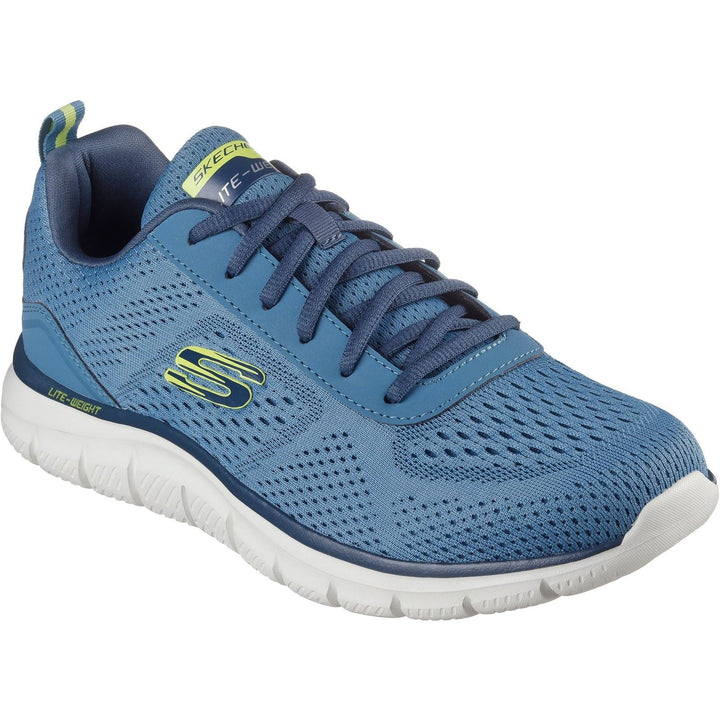 Men's Wide Fit Skechers 232758 Track Leshur Trainers in Slate - Image 1