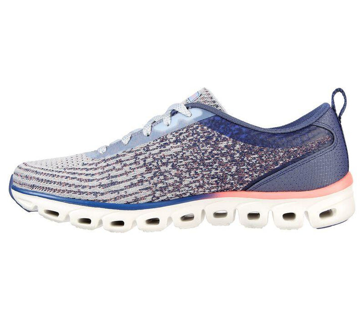 Women's Wide Fit Skechers 104325 Glide Step Sport - Head Start Trainers in Slate - Image 1