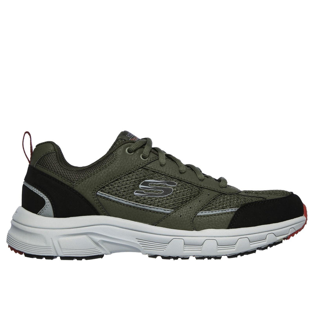 Men's Relaxed Fit Skechers 51898 Oak Canyon Verketta Trainers in Black - Image 10