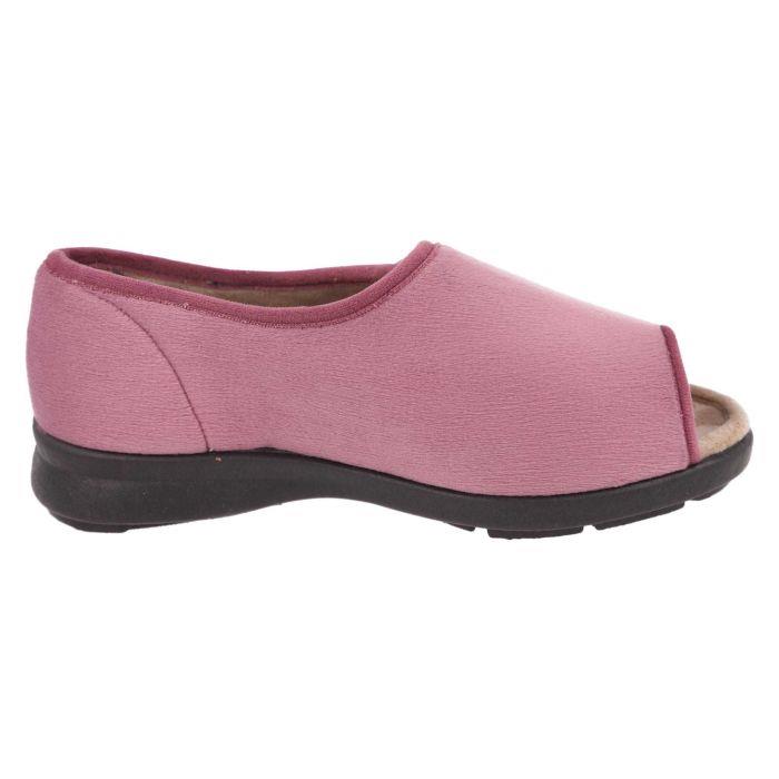 Women's Wide Fit DB Jolene Slippers in Sky Blue Textile - Image 9