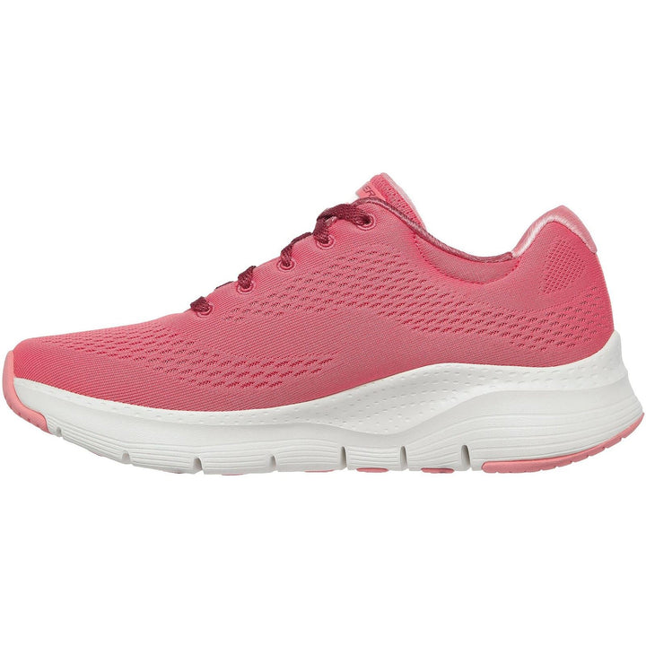 Women's Wide Fit Skechers 149057 Unny Outlook Sports Trainers - Rose in Rose - Image 1