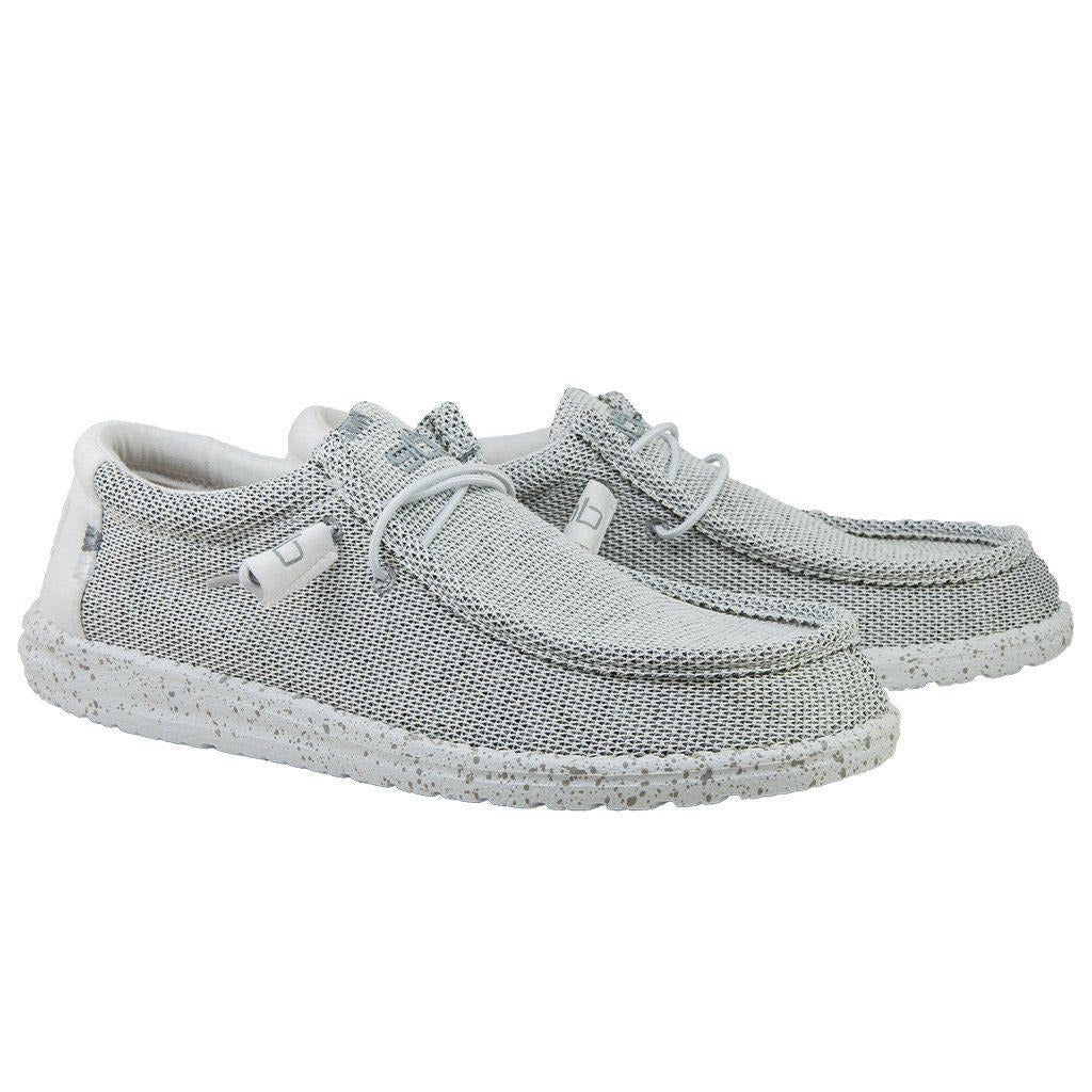 Men's Heydude Classic Wally Sox Shoes in Ice Grey - Image 7