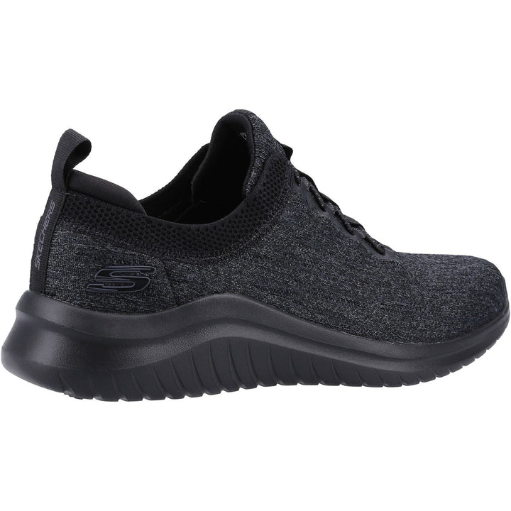 Men's Wide Fit Skechers 232206 Ultra Flex 2.0 Cryptic Trainers in Black - Image 1