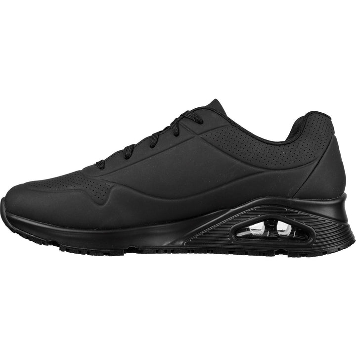 Men's Wide Fit Skechers 200054EC Uno Sr Trainers in Black - Image 1
