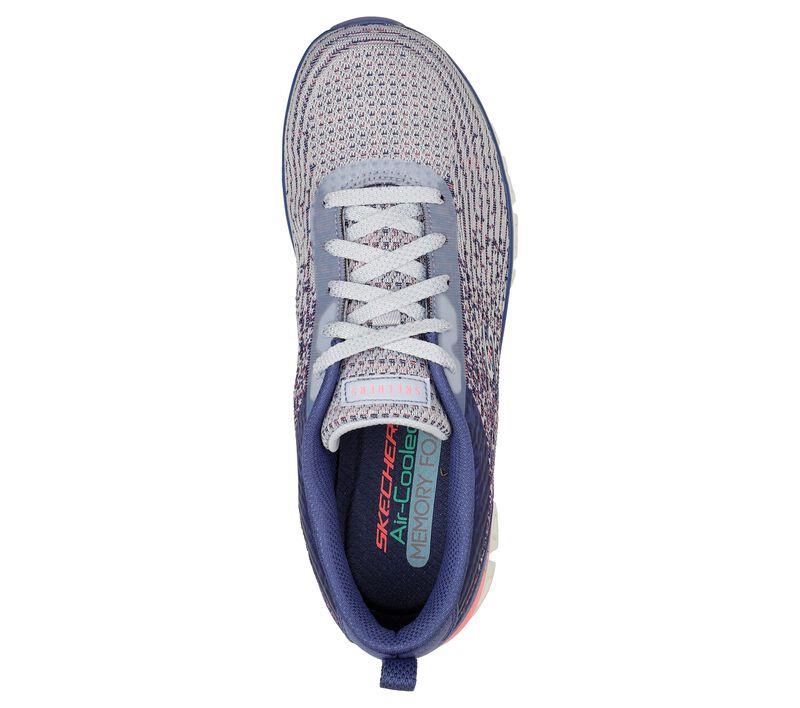 Women's Wide Fit Skechers 104325 Glide Step Sport - Head Start Trainers in Slate - Image 10