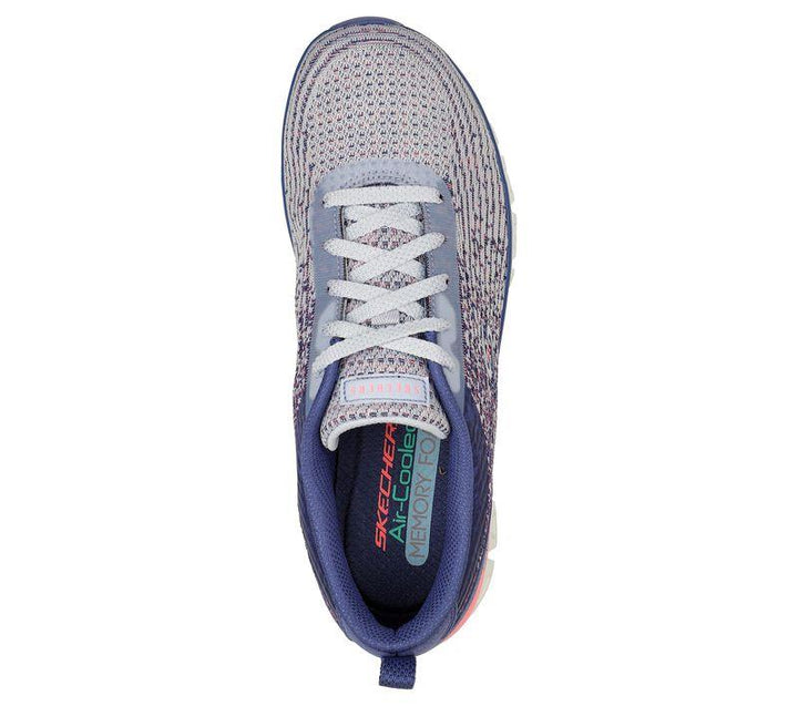 Women's Wide Fit Skechers 104325 Glide Step Sport - Head Start Trainers in Slate - Image 1