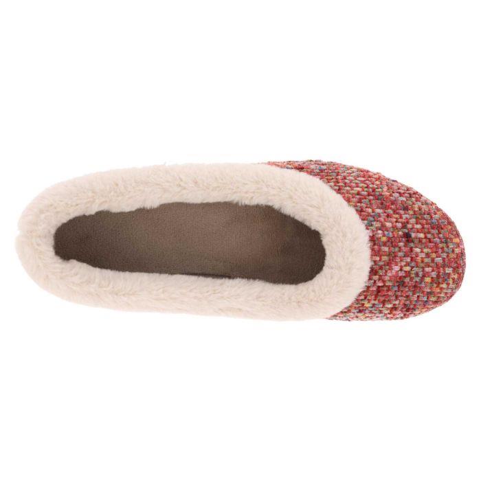 Women's Wide Fit DB Robyn Slippers in Rose Multi Textile - Image 1