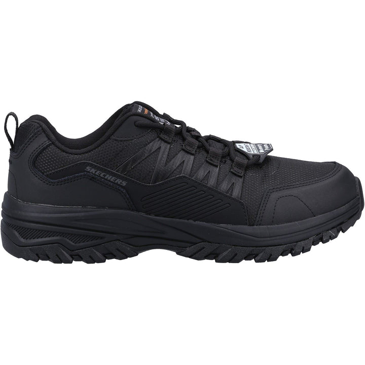 Men's Wide Fit Skechers 200000EC Fannter Occupational Trainers in Black - Image 1