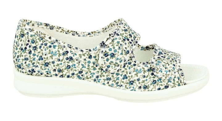 Womens Wide Fit DB Cora Canvas Shoes in Beige Canvas - Image 1