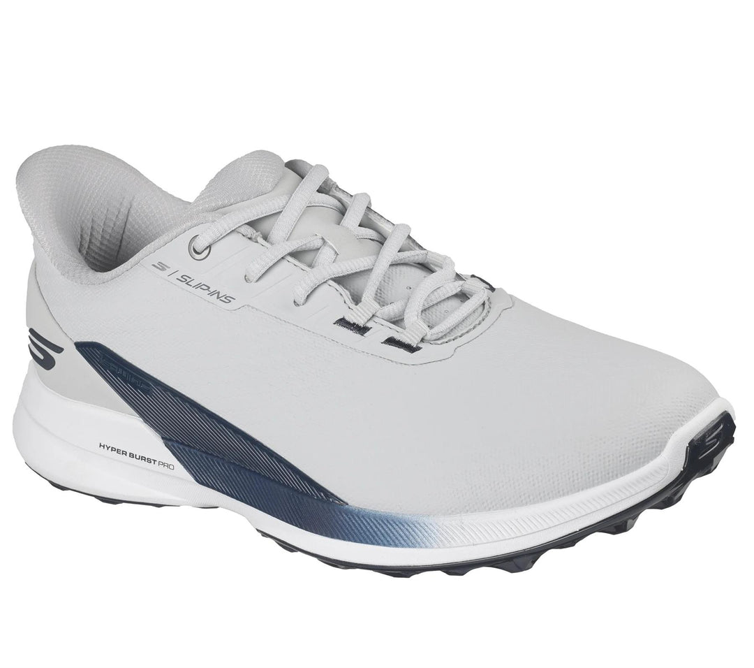 Men's Wide Fit Skechers Slip-ins SK214147 Waterproof Pure SI Trainers in White - Image 6