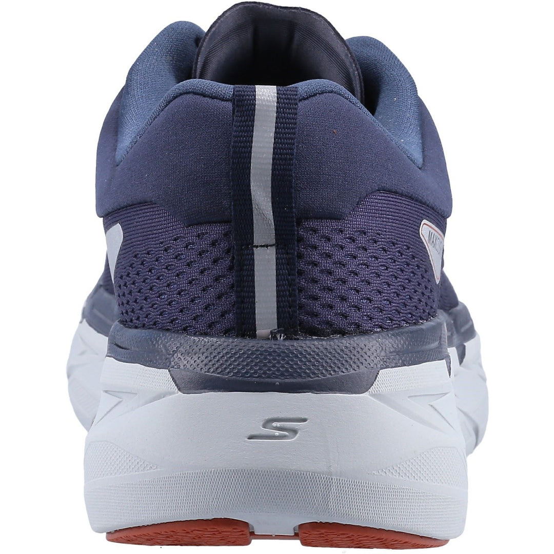 Men's Wide Fit Skechers 220068 Max Cushioning Premier Perspective Trainers in Navy/Orange - Image 6