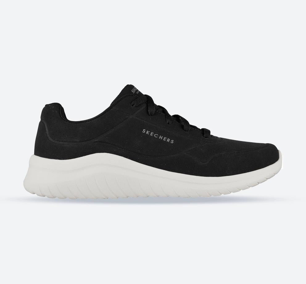 Men's Wide Fit Skechers 232209 Ultra Flex 2.0 Vicinity Trainers - Black/White in Black/White - Image 1