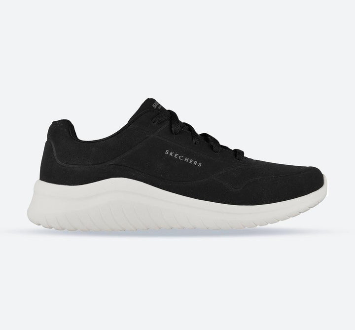 Men's Wide Fit Skechers 232209 Ultra Flex 2.0 Vicinity Trainers - Black/White in Black/White - Image 1