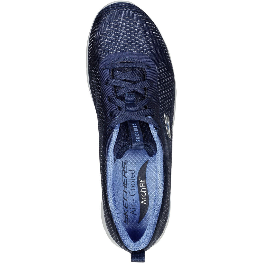 Women's Wide Fit Skechers 104390 Arch Fit Refine Classy Doll Trainers -Navy in Navy - Image 4