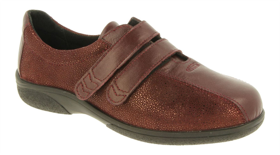 Womens Wide Fit DB Europe Shoes in Black - Image 13