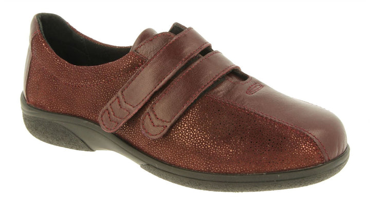 Womens Wide Fit DB Europe Shoes in Black - Image 1