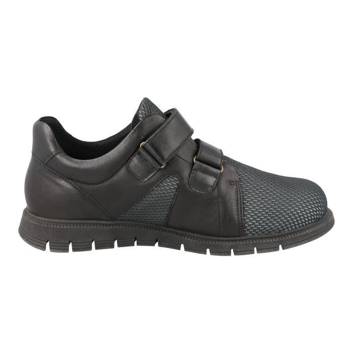 Men's Wide Fit DB Fraser Shoes in Black - Image 1