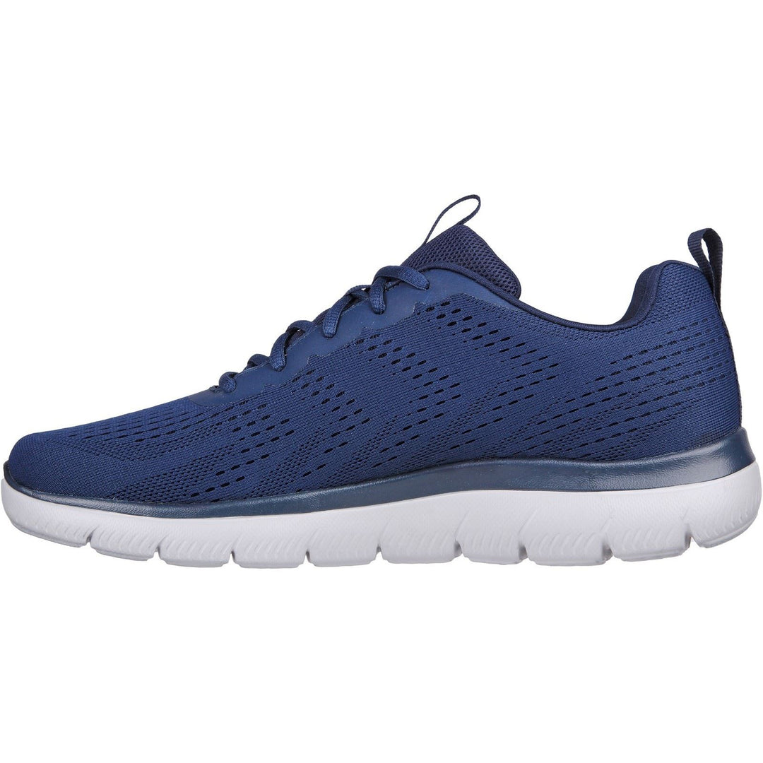 Men's Wide Fit Skechers 232395 Summits Torre Trainers in Navy/Grey - Image 4