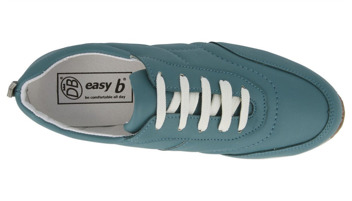 Womens Wide Fit DB Daytona Canvas in Black - Image 1