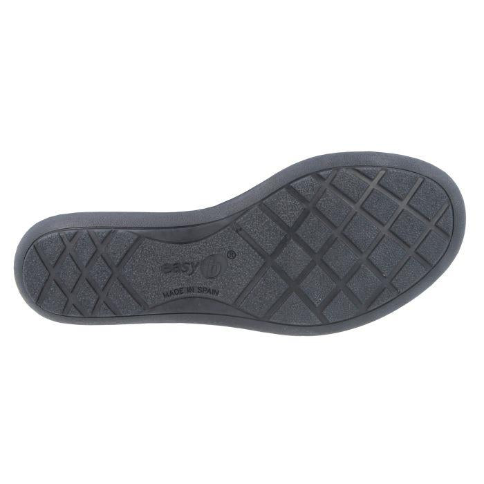 Women's Wide Fit DB Libby Slippers in Navy / White Snowflake - Image 1