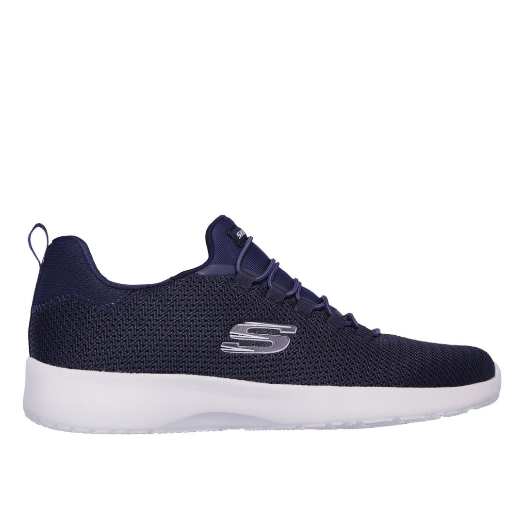 Men's Wide Fit Skechers 58360 Dynamight Trainers in Black - Image 8