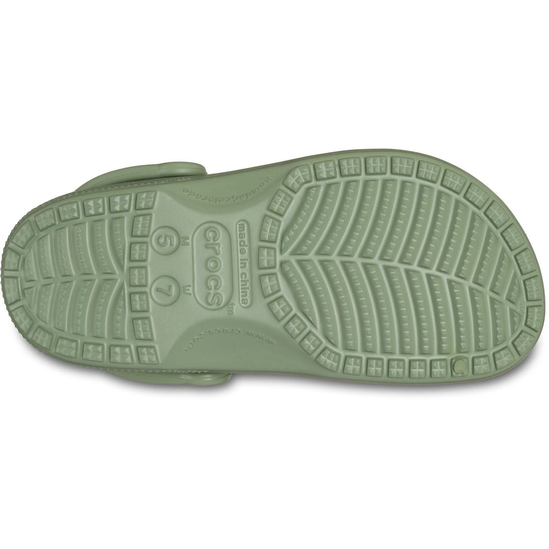Women's 10001 Crocs Classic Clog Sandals in Moss - Image 7