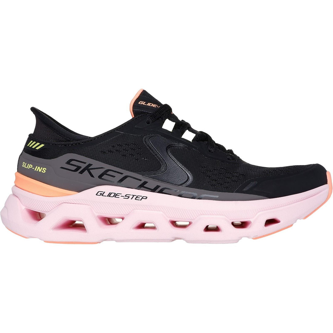 Women's Wide Fit Skechers 150510 Slip-ins Glide Step Altus Trainers in Black/Multi - Image 2