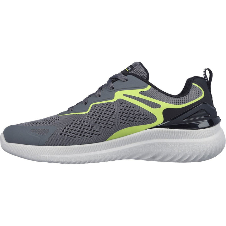 Men's Wide Fit Skechers 232674 2.0 - Andal Trainers - Charcoal/Lime in Charcoal/Lime - Image 1