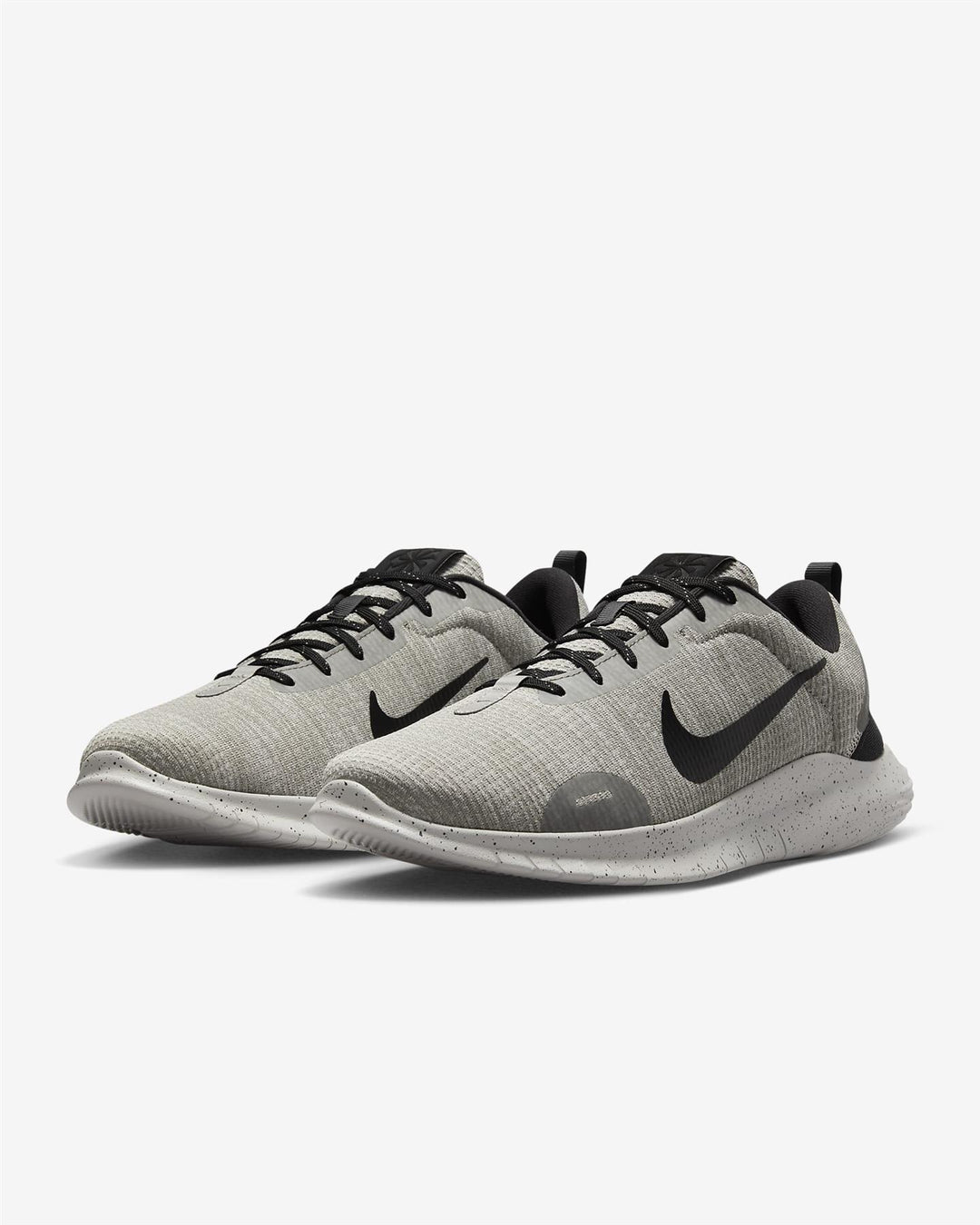 Men's Wide Fit Nike DV0744-001 Flex Experience Run 12 Running Trainers in Ore/Black Flat Pewter - Image 4