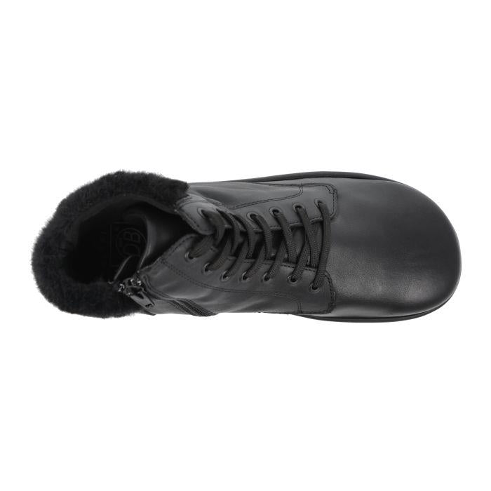 Women's Wide Fit DB Buckfast Boots in Black Leather - Image 1
