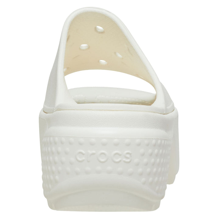 Women's Crocs 209346 Stomp Slippers in Chalk - Image 1