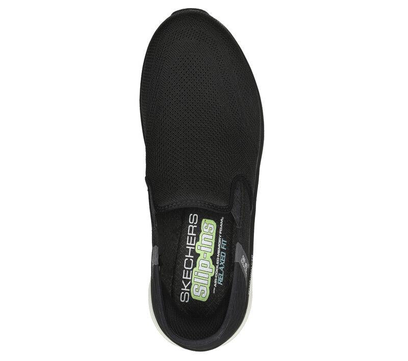 Men's Wide Fit Skechers 232455 Slip-ins RF D'Lux Walker Trainers in Black - Image 4