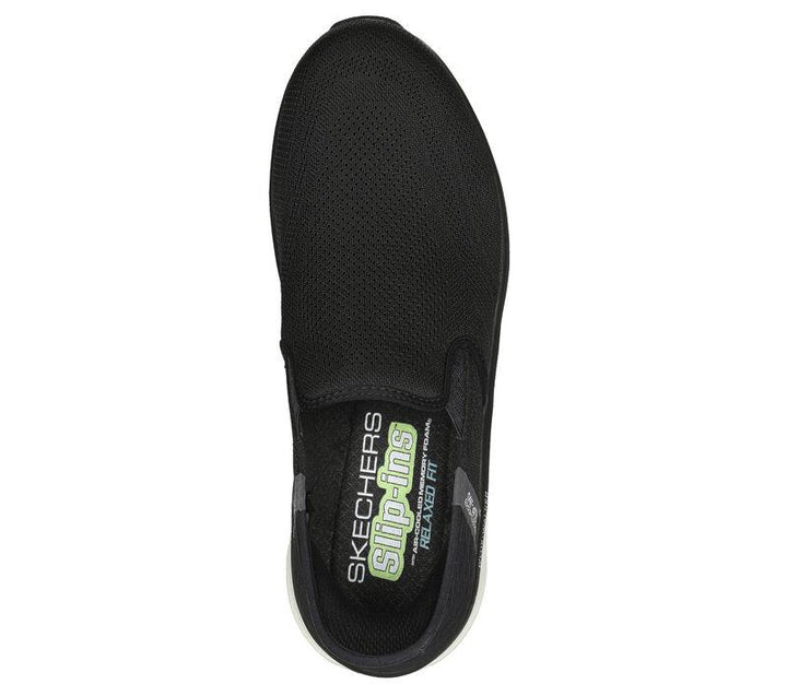 Men's Wide Fit Skechers 232455 Slip-ins RF D'Lux Walker Trainers in Black - Image 1