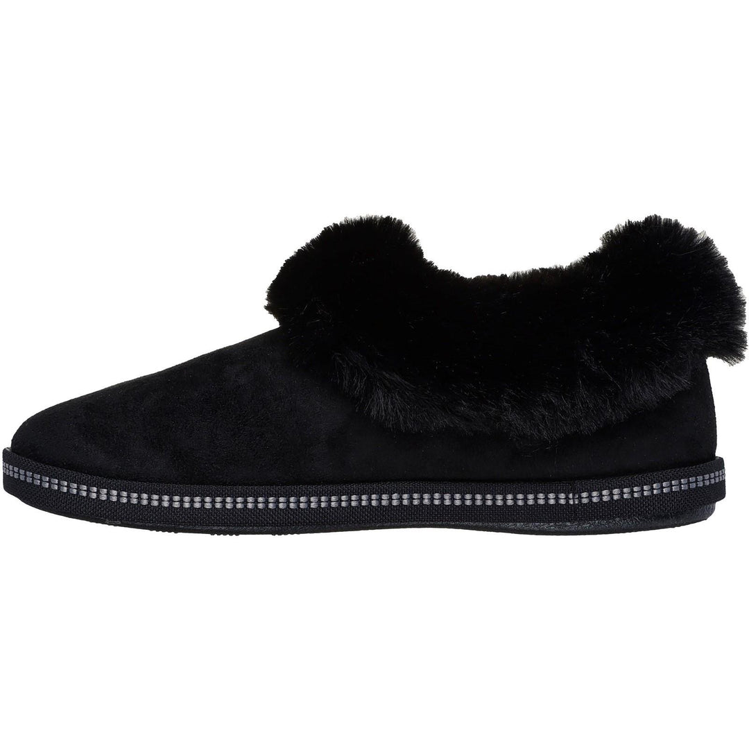 Women's Wide Fit Skechers 169012 Cozy Campfire Winter Nights Slippers in Black - Image 4