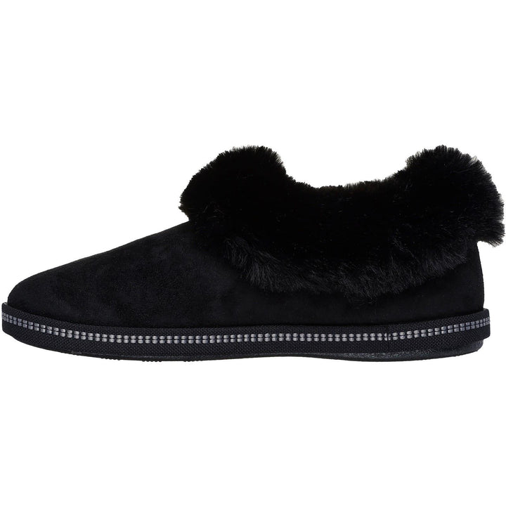 Women's Wide Fit Skechers 169012 Cozy Campfire Winter Nights Slippers in Black - Image 1