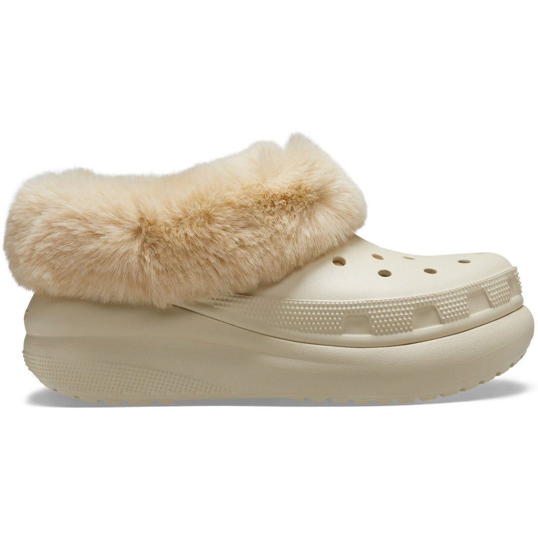 Women's Crocs 208446 Furever Crush Clog in Bone - Image 2