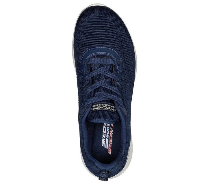 Womens Wide Fit Skechers Bobs Tough Talk-32504 Trainers - Navy in Navy - Image 1