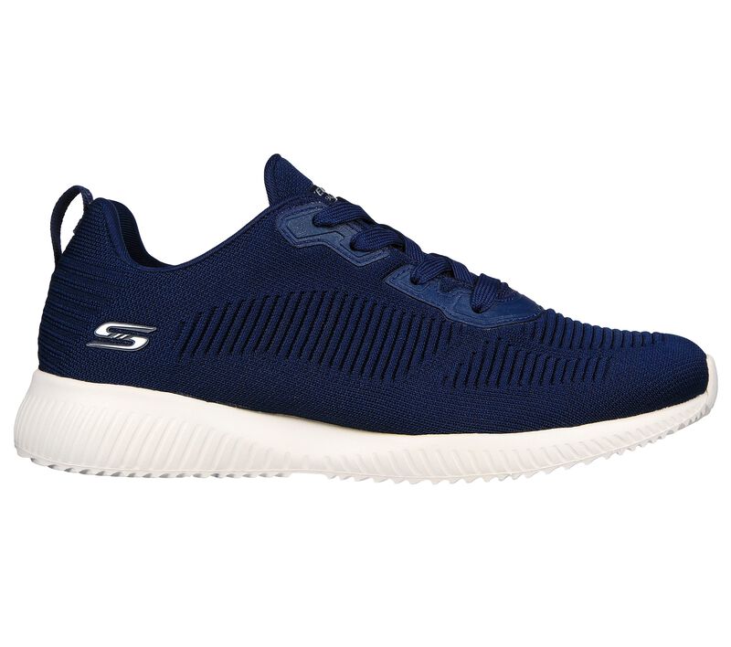 Womens Wide Fit Skechers Bobs Tough Talk-32504 Trainers - Navy in Navy - Image 2