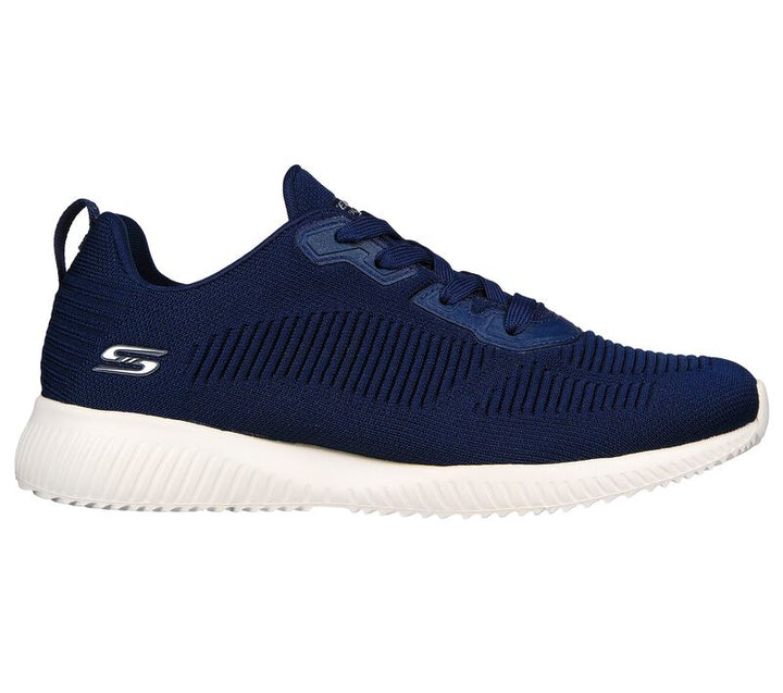 Womens Wide Fit Skechers Bobs Tough Talk-32504 Trainers - Navy in Navy - Image 1