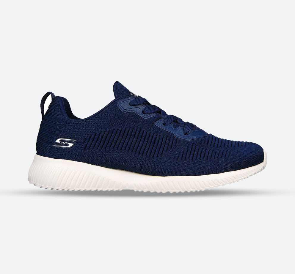 Womens Wide Fit Skechers Bobs Tough Talk-32504 Trainers - Navy in Navy - Image 1