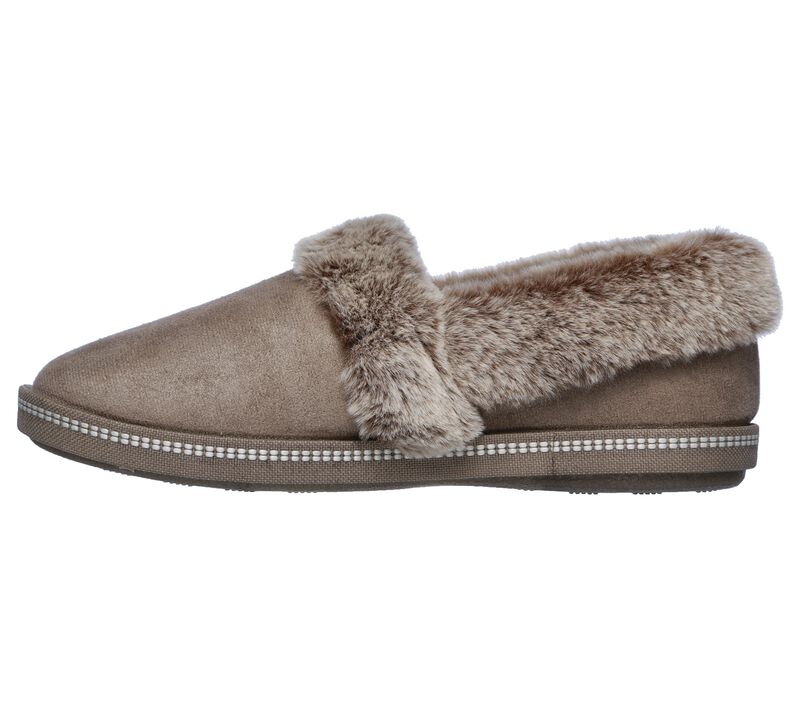 Women's Wide Fit Skechers 32777 Cozy Campfire Team Toasty Slippers in Black - Image 14