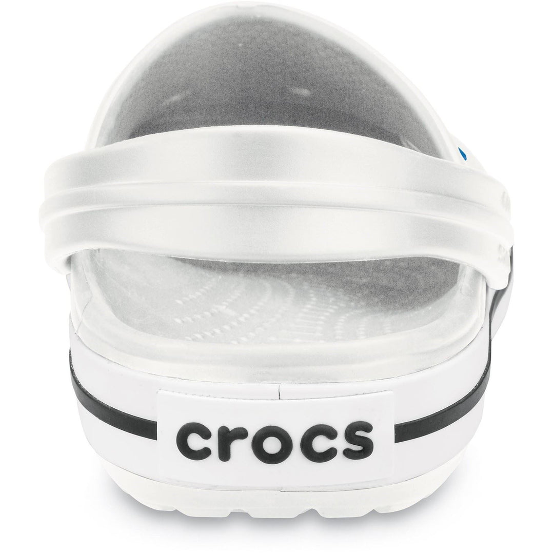Men's Crocs 11016 Crocband Clog Sandals in White - Image 6