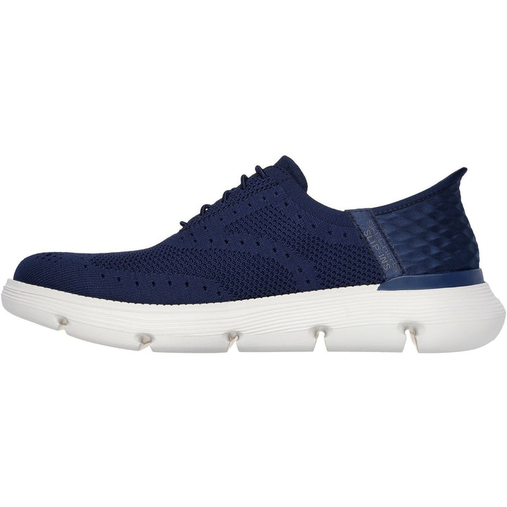 Men's Wide Fit Skechers 205303 Slip-ins Garza Palma Trainers in Navy - Image 1