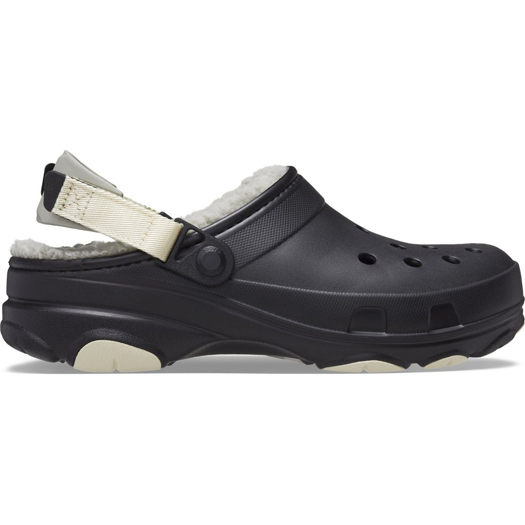 Men's Crocs 207936 All Terrain Lined Clog Sandals in Black - Image 2