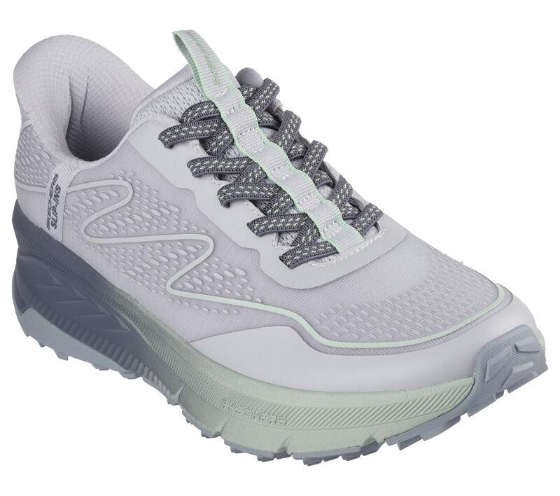 Women's Wide Fit Skechers 180157 Slip-ins Switch Back Trainers in Navy - Image 8
