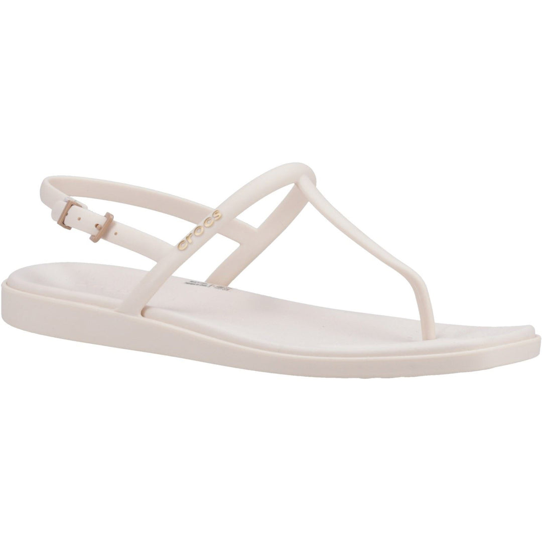 Women's Crocs 209793 Miami Thong Flip Sandals in Black - Image 8