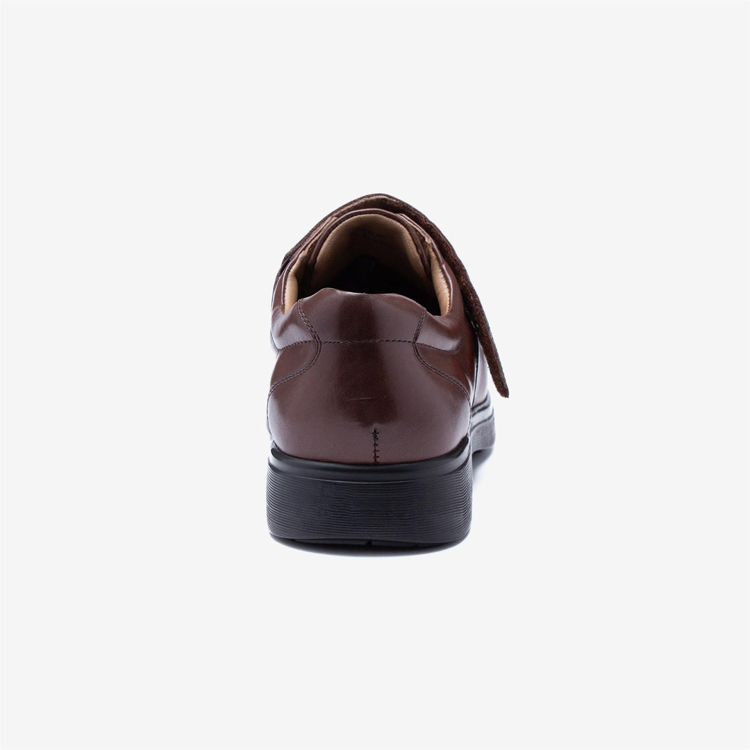 Mens Wide Fit Tredd Well Roger Velcro Shoes in Black - Image 13